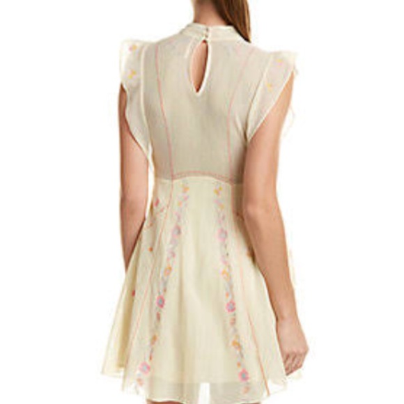 NWT Free People Riviera dress, cream, 10 - Picture 3 of 7